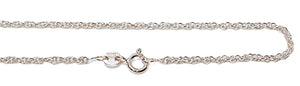 18-inch sterling silver neck chains