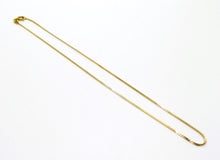 Load image into Gallery viewer, 14K gold 14.75-inch herringbone neck chain
