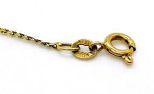 Load image into Gallery viewer, 14K gold 7-inch vintage serpentine bracelet chain
