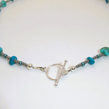 Load image into Gallery viewer, Turquoise Mt. turquoise &amp; chrysocolla (Arizona-mined) gemstone necklace

