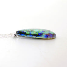 Load image into Gallery viewer, Opal pendant (teardrop shaped) necklace - made in USA
