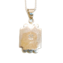 Load image into Gallery viewer, Opal &amp; sterling silver pendant necklace - Native American
