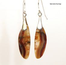 Load image into Gallery viewer, Laguna lace agate earrings with sterling French wires (3 styles)
