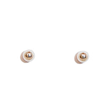 Load image into Gallery viewer, Sterling silver stud earrings (3mm, 4mm)
