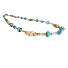 Load image into Gallery viewer, Turquoise &amp; gemstone necklaces in copper - set of 3
