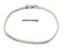 Load image into Gallery viewer, Sterling silver 8-inch rope chain bracelet
