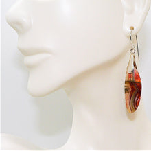 Load image into Gallery viewer, Laguna lace agate earrings with sterling French wires (3 styles)
