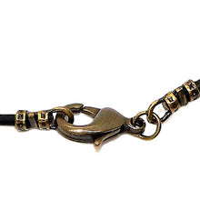 Load image into Gallery viewer, Western-style brass &amp; leather necklaces for men or women
