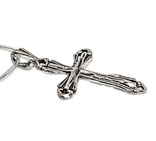 Load image into Gallery viewer, Sterling silver simple cross necklace
