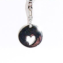 Load image into Gallery viewer, Heart cutout pendant necklace in sterling silver
