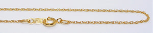 14K gold-filled 1mm rope chains in 18 & 20-inch lengths - made in USA