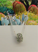 Load image into Gallery viewer, Pavé crystal &amp; sterling silver Pandora-style necklaces (4 color choices)
